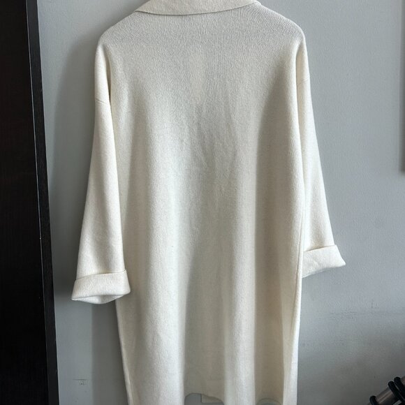 100% Cashmere Double Knit Overcoat - The Cashmere Project - Picture 2 of 7